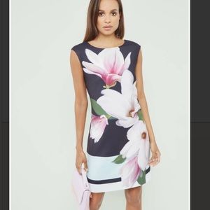 Ted Baker Navy Sheath Dalyn Dress